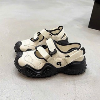 超舒適平底女式運動涼鞋 - 動感韓式,易穿魔術貼鞋,超輕,超漂亮