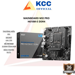 微星 PRO H610M-E DDR4 主機板