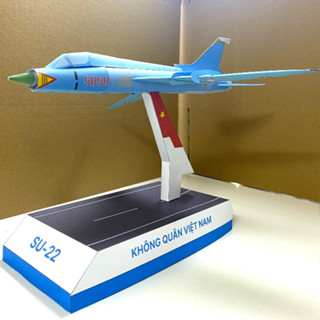 Su-22戰鬥機紙模型屬於越南空軍 - 空軍