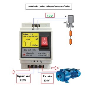 Nakasi 12V電浮子12V電源適配器安全繼電器,防震,絕對安全