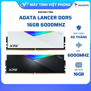 [FULLVAT] Adata XPG LANCER RGB 黑色電腦記憶體 16GB - 32GB DDR5 6000M