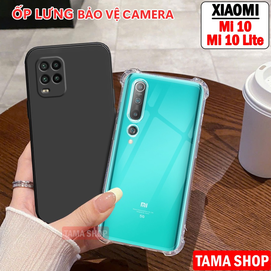 XIAOMI Mi 10 /10 Lite 手機殼(4 角防震)透明,相機保護-Tama Shop