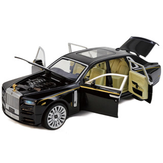 勞斯萊斯幻影汽車模型帶燈光、聲音、鋁體、比例 1/32