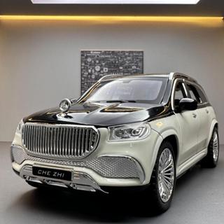 Chezi 品牌全新 1:24 比例梅賽德斯 GLS600 邁巴赫金屬車模(實拍)