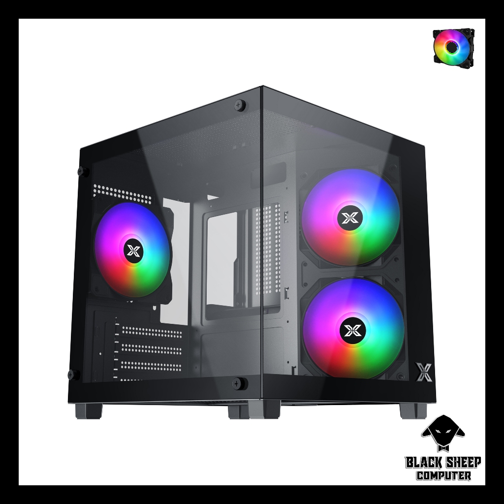 案例 XIGMATEK AQUA M NANO II 黑色(選項風扇)