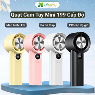 Hiterry 便攜式迷你風扇帶 2000mAh 電池,4 種顏色,type-c 充電帶卡