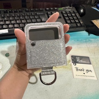 放電 - 適用於三星 galaxy Z Flip 4 5G zflip4 zflip 4 (999) 的銀色錶帶盒