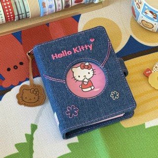 可愛的 M5 Hello Kitty 筆記本,卡通風格,牛仔封面,用於筆記和規劃