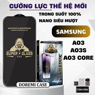 三星 A03/ A03S/ A03 Core 全面屏透明鋼化玻璃,手機螢幕保護膜