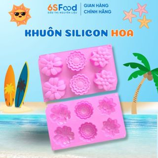 用於果凍、布丁、番瀉葉鬥魚的花卉矽膠模具,... 許多可愛的模型 - 6SFOOD