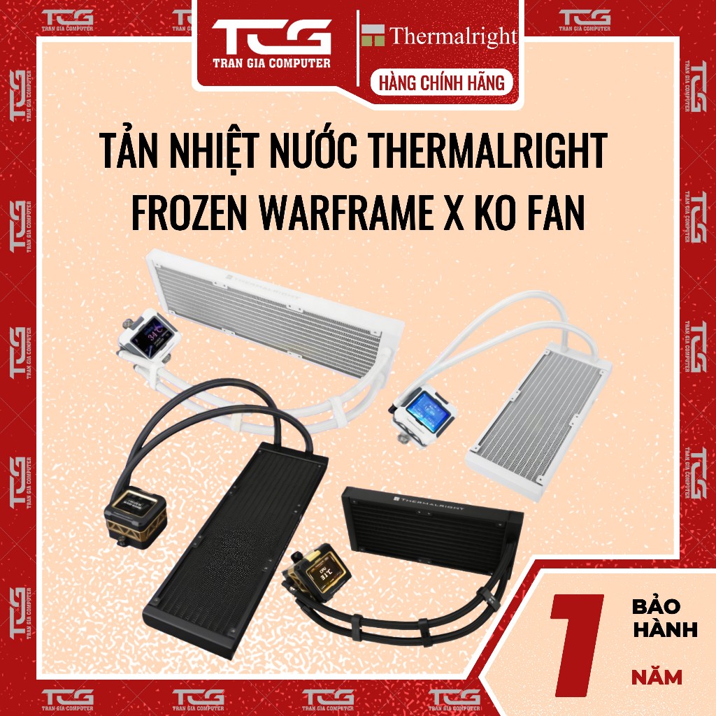 THERMALRIGHT FROZEN WARFRAME 240/360 X AIO CPU 水冷器不帶風扇黑色/白色