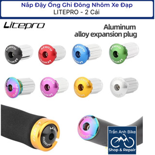LITEPRO 自行車鋁製車把套 - 2 件
