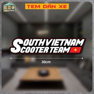 Southvietnam 摩托車貼紙 - 用於汽車、摩托車、電動自行車的防水摩托車貼花。 TX14