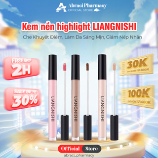 LIANGNISHI 高光修容粉底 – LIANGNISHI 遮瑕膏,明亮,光滑的皮膚,減少皺紋,自然