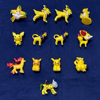 迷你口袋妖怪塑膠雕像模型 2006-2008 年中國皮卡丘 Jirachi Raikou Raichu Sandshew