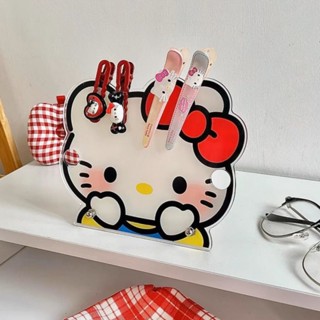 多功能 Hello Kitty 髮夾眼鏡架 - 整潔但超漂亮,適合裝飾學習桌和書桌
