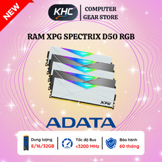 RAM ADATA XPG Spectrix D50 RGB DDR4 3200MHz 8GB 16GB 32GB -