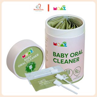 Moaz Eco 刮舌器盒 30 件裝新生兒,兒童口腔衛生舌頭繫帶 - Monnie Kids