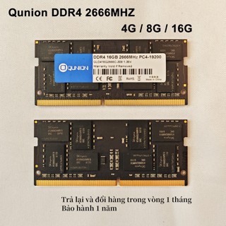 Qunion 筆記本電腦記憶體 4GB/8GB/16GB DDR4 2400/2666/3200MHz - 100% 正品