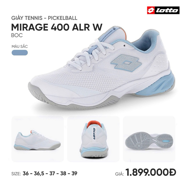 Lotto Mirage 400 ALR W 女士泡菜球鞋白藍