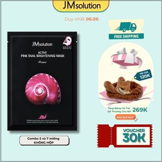 JMsolution Active 粉色蝸牛亮白面膜 Prime 30ml 組合