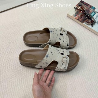 [TYPE 1- 3 COLORS] BLING 真皮交叉綁帶女式涼鞋,2025 新款