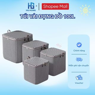 HGHOME 100L 可折疊多用途織物收納袋,可存放衣服、毯子和毯子 [好產品]