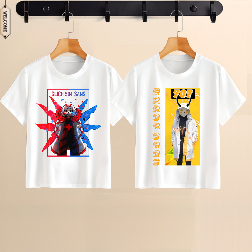 Error Sans 707 Sans Omni Tu Sans 兒童大戰 T 恤非常熱