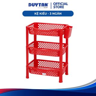 DUY TAN PP塑膠3格置物架、碗碟架、多功能收納