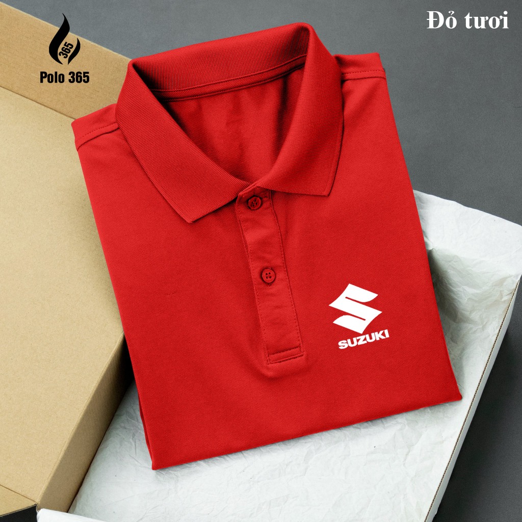 鈴木汽車品牌Polo t恤汽車t恤優質純棉男女翻領襯衫