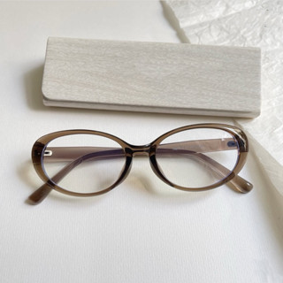 Mango Pham glasses hot tiktokk,假近視眼鏡,高品質塑膠橢圓形近視眼鏡框 Tr90 Joli