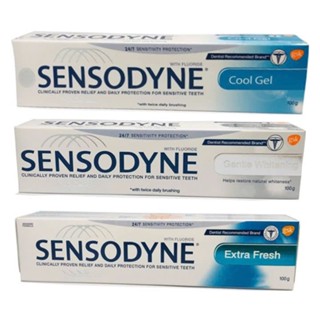 COMBO 4管SENSODYNE牙膏防止敏感、除臭、美白牙齒在泰國