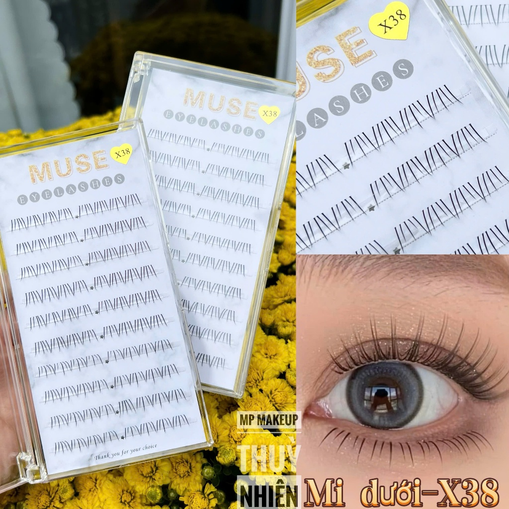 Muse X38 下睫毛 - 附有簇狀睫毛