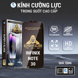 Infinix note 30鋼化玻璃透明全面屏手機保護貼
