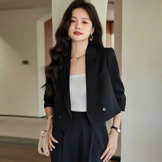 Bechic女背心套裝長袖背心羽絨褲女出門工作咖啡廳約會奢華優雅