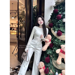 Q30 Bacsic 純白牛仔褲,女式羽絨牛仔褲,尺碼 sml