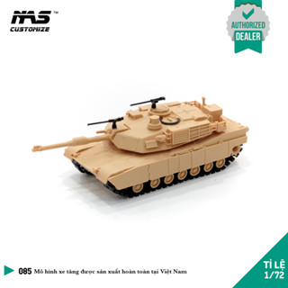 [NAS] 1:72 比例美國坦克模型玩具 M1A2 Abrams,軍事模型拼裝坦克 M1A2