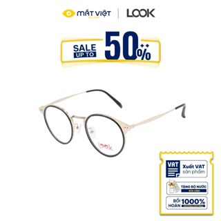 LOOK LK 眼鏡架835259YF, 金屬眼鏡架, 圓形眼鏡架, 越南眼鏡架