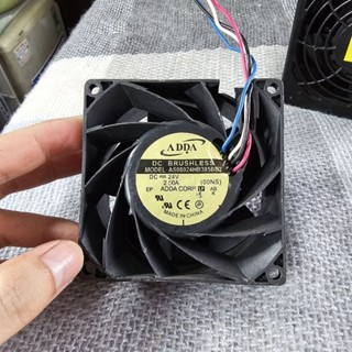 [拆卸風扇] ADDA 風扇 24V DC 2.5A – 無刷 8x8x3.7cm – 4 線