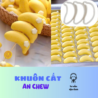 用於切割餃子、餅乾、軟糖、粘土的香蕉形模具 - AN CHEW