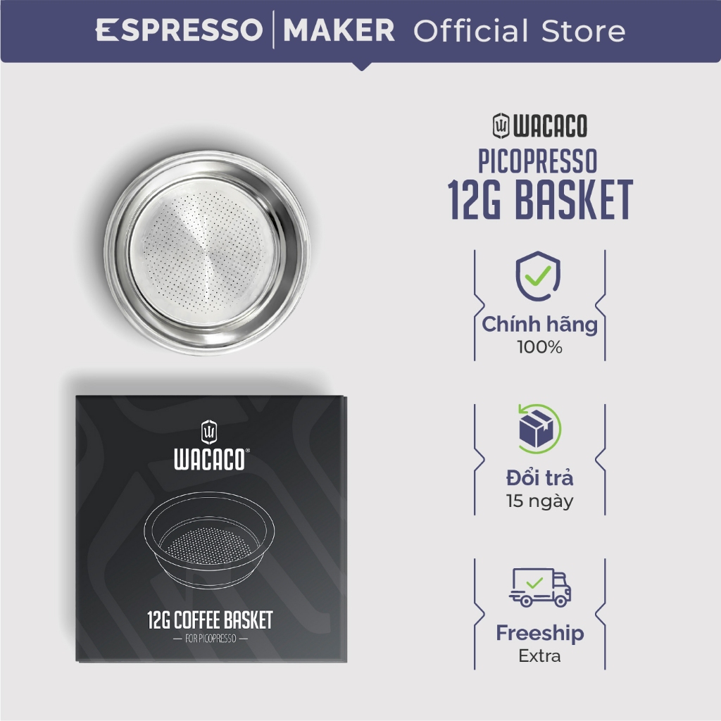 Wacaco Basket 12g 咖啡籃 - 適用於 Picopresso