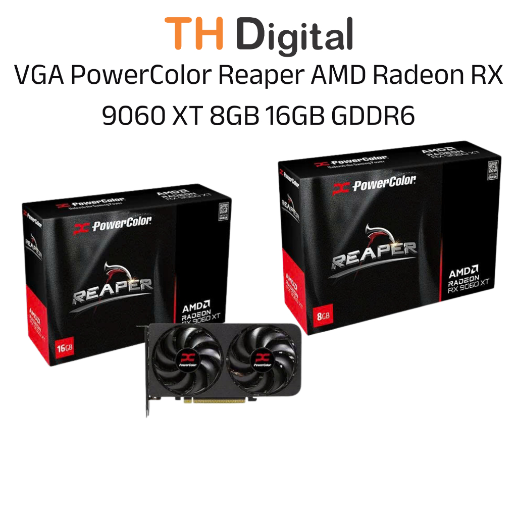 VGA 電源顏色收割器 AMD Radeon RX 9060 XT 16GB GDDR6 RX9060XT 16G-A
