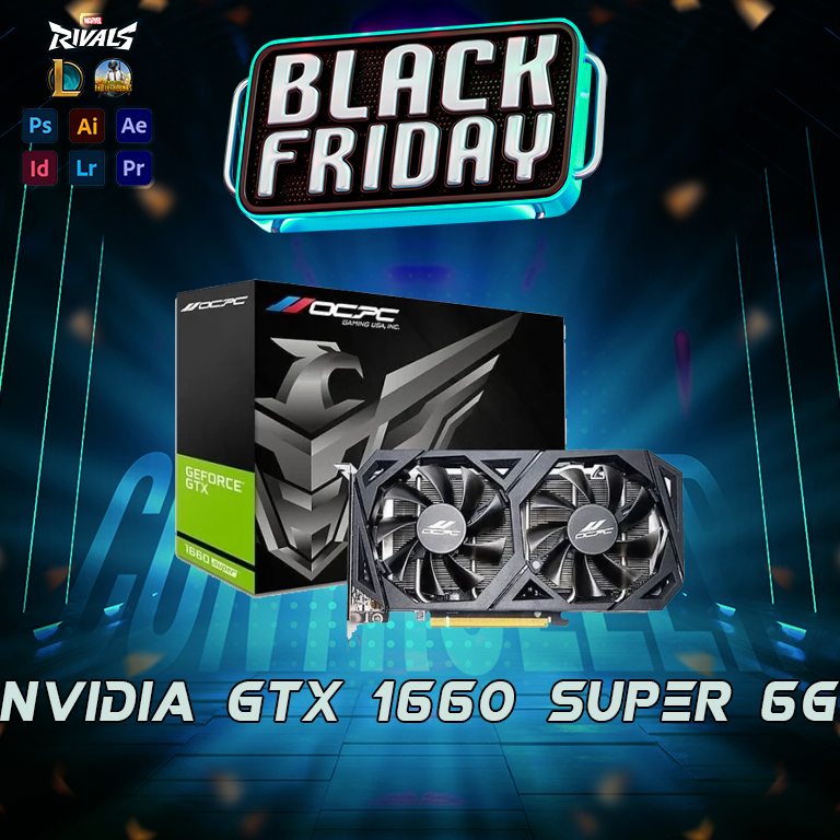 [液體] VGA 顯卡 1660s MSI-華碩 - 技嘉 - 華擎 - GTX 1660 Super 6GB - 6T