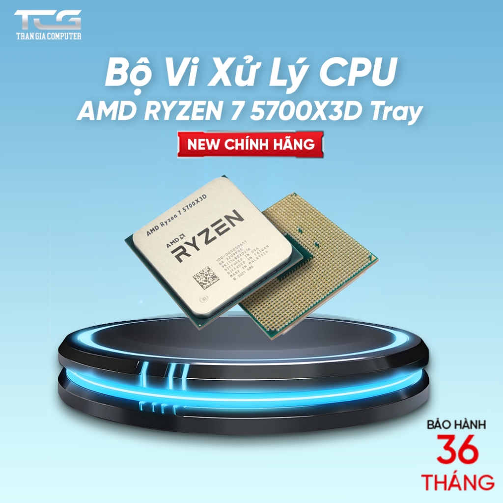 AMD Ryzen 7 5700X3D 托盤新 CPU 處理器(3.0GHz 升壓 4.1GHz / 8 核 16 線程