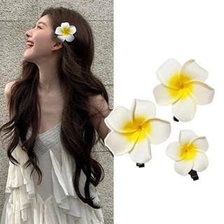 Vintage Muse Porcelain Flower 女士沙灘髮夾 - 髮飾美麗的日常配飾
