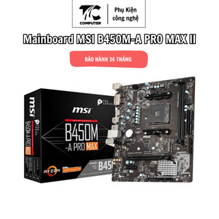 MSI B450M-A PRO MAX II 主機板,正品主機板