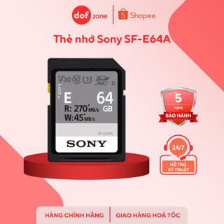 索尼 SDXC SF-E64A 高速存儲卡 64GB 容量 UHS-II U3 V30 - 正品