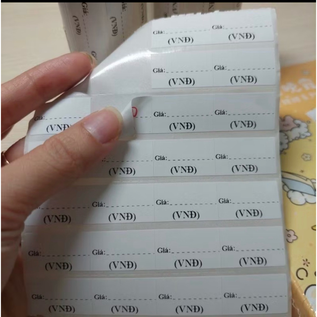 預印價格貼紙,尺寸 25x15mm,打印紙,粘貼單位,價格上寫