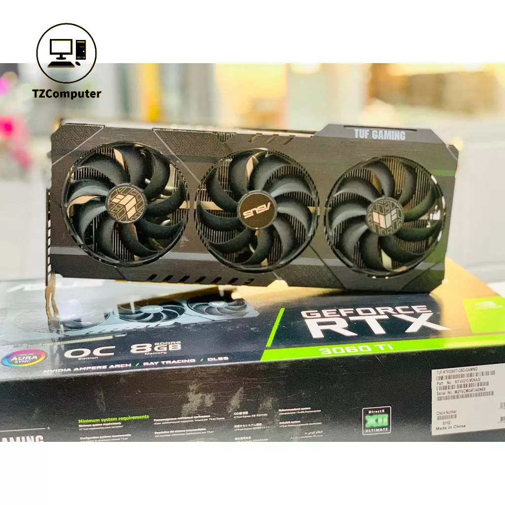 華碩 TUF Gaming GeForce RTX 3060 Ti OC V2 8GB GDDR6 像全新全盒一樣