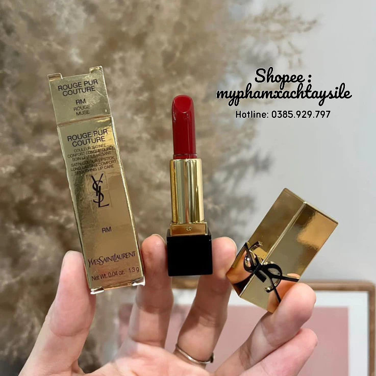 Fullbox - YSL The Bold RM 迷你口紅 - 經典紅調